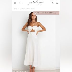 Petal and Pup - Rosetta Dress - White